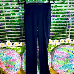 XJ Boost navy blue high waisted stretchy pants with four pockets